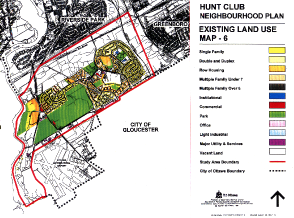 Hunt Club - Existing land use