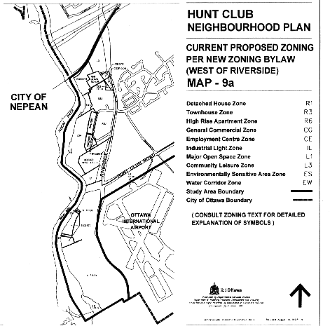 Hunt Club - New Z2020 zoning west of Riverside
