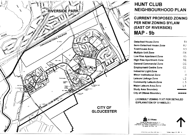 Hunt Club - New Z2020 zoning east of Riverside