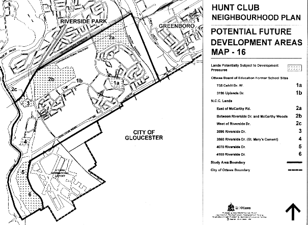 Hunt Club - Potential future development areas